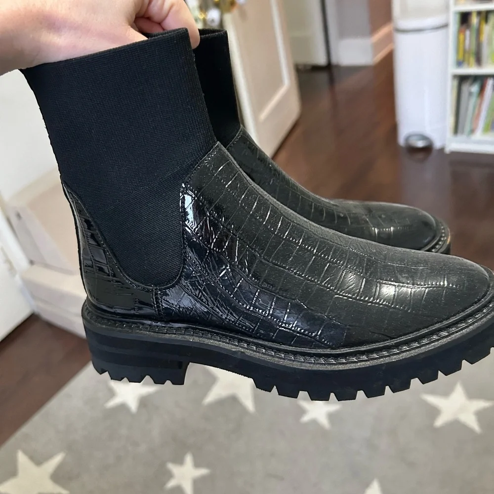 Loeffler Randall Bridget Chelsea Combat Boot, Black - Picture 4 of 7